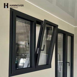 Double Glazed Aluminum Alloy Swing Casement Window Thermal Break System