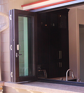 Bi-Folding Commercial Window