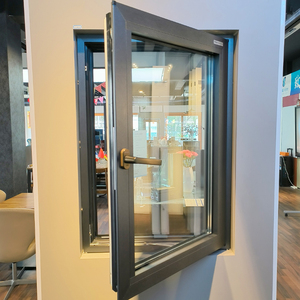 European Style Energy Star Energy Efficient Thermal Break Aluminium Triple Glazed Passive House Windows