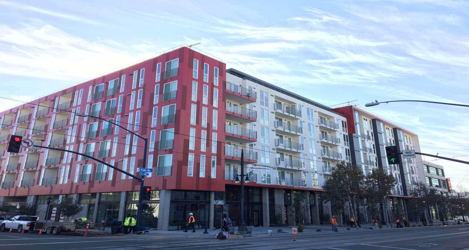 Swinerton Idea 280-unit multi-family exterior elevation featuring custom window packages