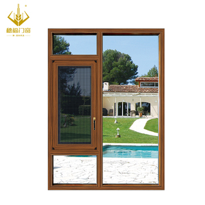 Distressed Finish French Style Villa Window Casement Side Hung