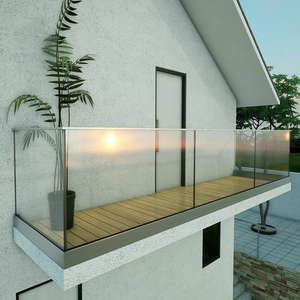 Low Iron Tempered Glass Balcony Railing