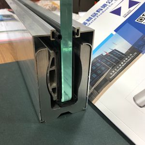 Aluminium Balustrade Tempered Glass U Channel