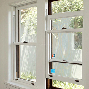Custom Black NFRC Thermal Aluminum Triple Glaze Double-hung Window