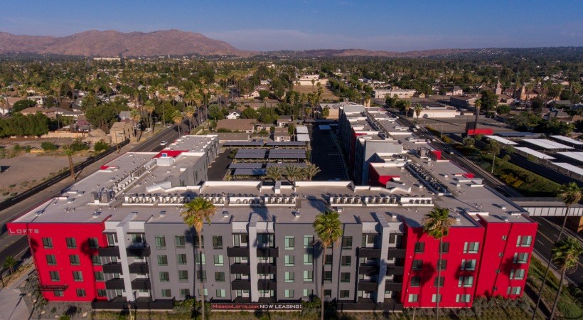 Wermers Multi-Family residential building exterior featuring high-performance window package